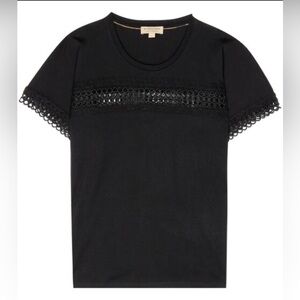 *SOLD* NWT Burberry T-shirt Black Oversized Embroidered S Small